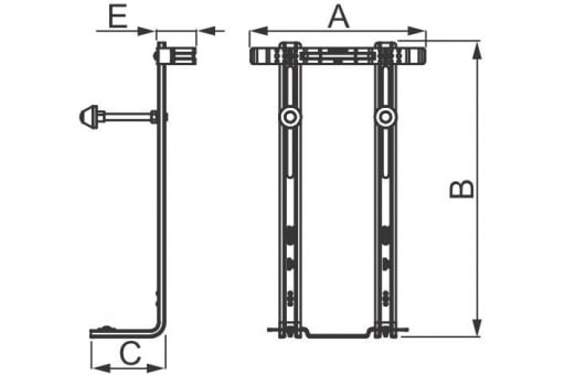 OTERACCORDI SPA - OTE49003 SOSPESO X VASI PLUS WC/BIDET COMPLETO DI