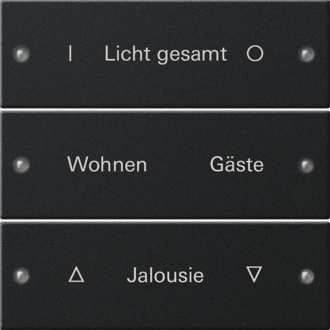 GIRA - GIR2203005 SETBIL.3-MSCRIV.SYSTEM55NEROO(VERN.)