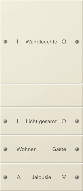 GIRA - GIR220401 SETBIL.4-M(1+3)SCRIV.SYSTEM55BNCCRE