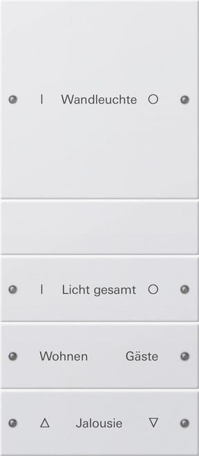 GIRA - GIR220427 SETBIL.4-M(1+3)SCRIV.SYSTEM55BNCPUR