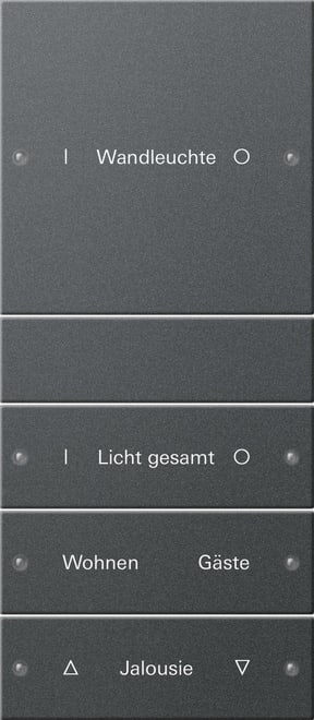 GIRA - GGI220428 SET BIL. 4-M (1+3) SCRIV. SYSTEM 55 ANTR