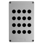 SCHNEIDER ELECTRIC - SNRXAPA3116 PULSANTIERA VUOTA PLASTICA 16 FORI 4FILE