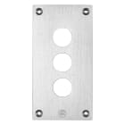 SCHNEIDER ELECTRIC - SNRXAPE303 PIASTRA FORATA METALLO 3 FORI ORIZZ.