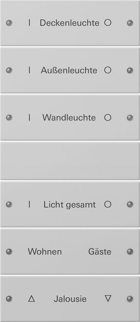 GIRA - GIR2206015 SET BIL. 6-M (3+3) SCRIV.