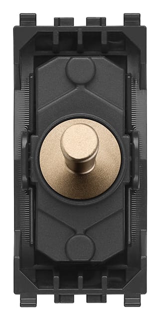 VIMAR SPA - VIW22061.88 Pulsante commutatore 2P10A Vint.oro sat.