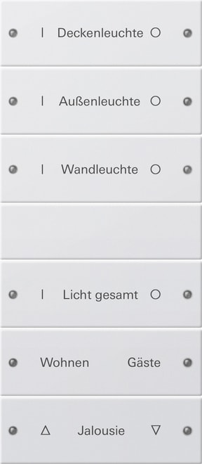 GIRA - GIR220627 SETBIL.6-M(3+3)SCRIV.SYSTEM55BNCPUR