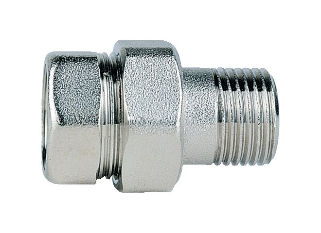 WATTS INDUSTRIES ITA - WAT221SN1 RACCORDO DIRITTO IN TRE PEZZI NICH