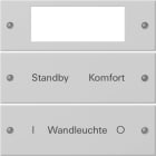 GIRA - GGI2212015 SET BIL. 2-M PLUS SCRIV. SYSTEM 55 GRIGI