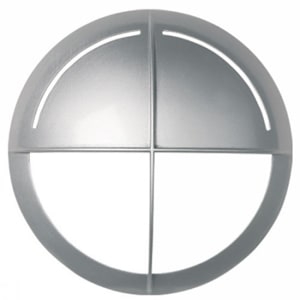 GOCCIA ILLUMINAZIONE - GOC2214SI MASCHERA NERVATA JACK TONDA SILVER
