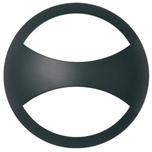 GOCCIA ILLUMINAZIONE - GOC2216NE MASCHERA CENTRALE JACK TONDA NERA