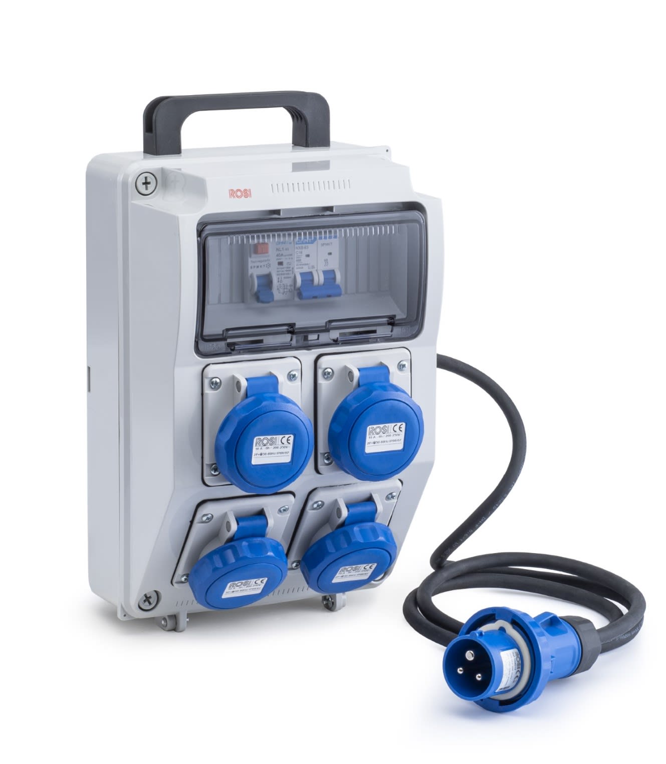 ROSI MATERIALE ELETT - RCO2240E-PF QUADRI ACS 4 PRESE 16A 3P+PE