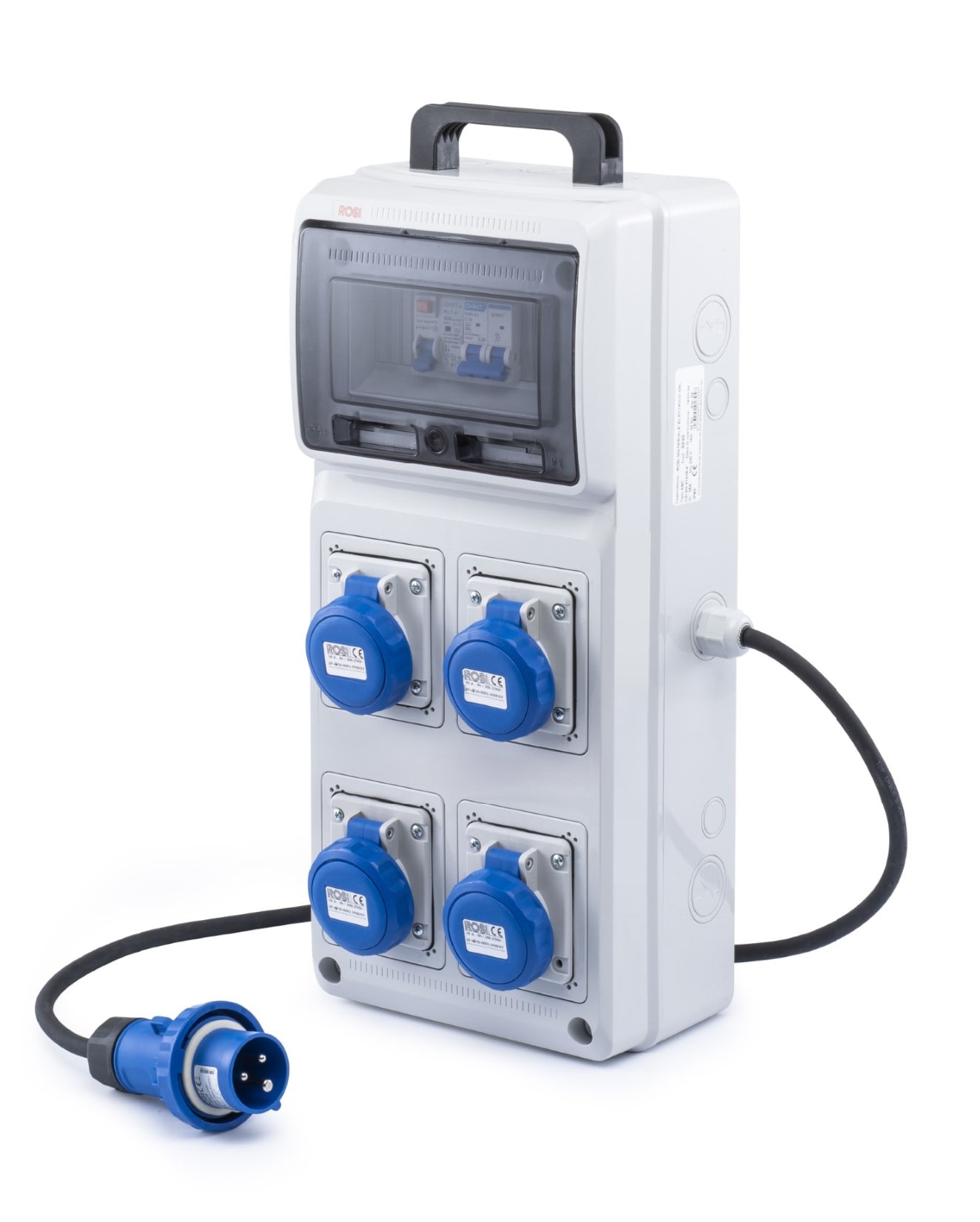 ROSI MATERIALE ELETT - RCO2241 QUADRI ACS 4 PRESE INCASSO IP67