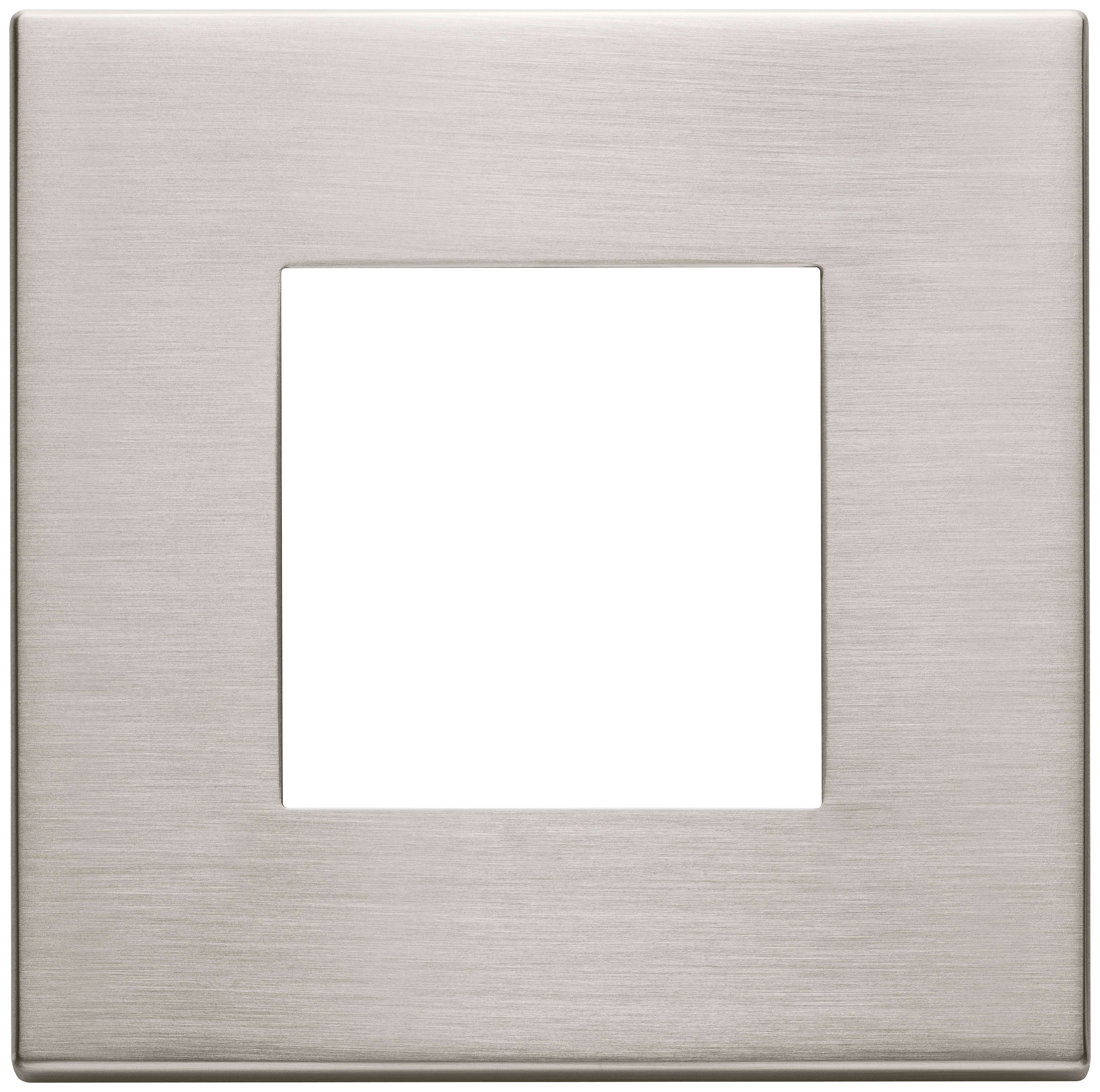 VIMAR SPA - VIW22642.11 PLACCA 2M NICHEL SPAZZOLATO