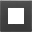 VIMAR SPA - VIW22642.73 Placca 2M nero satinato