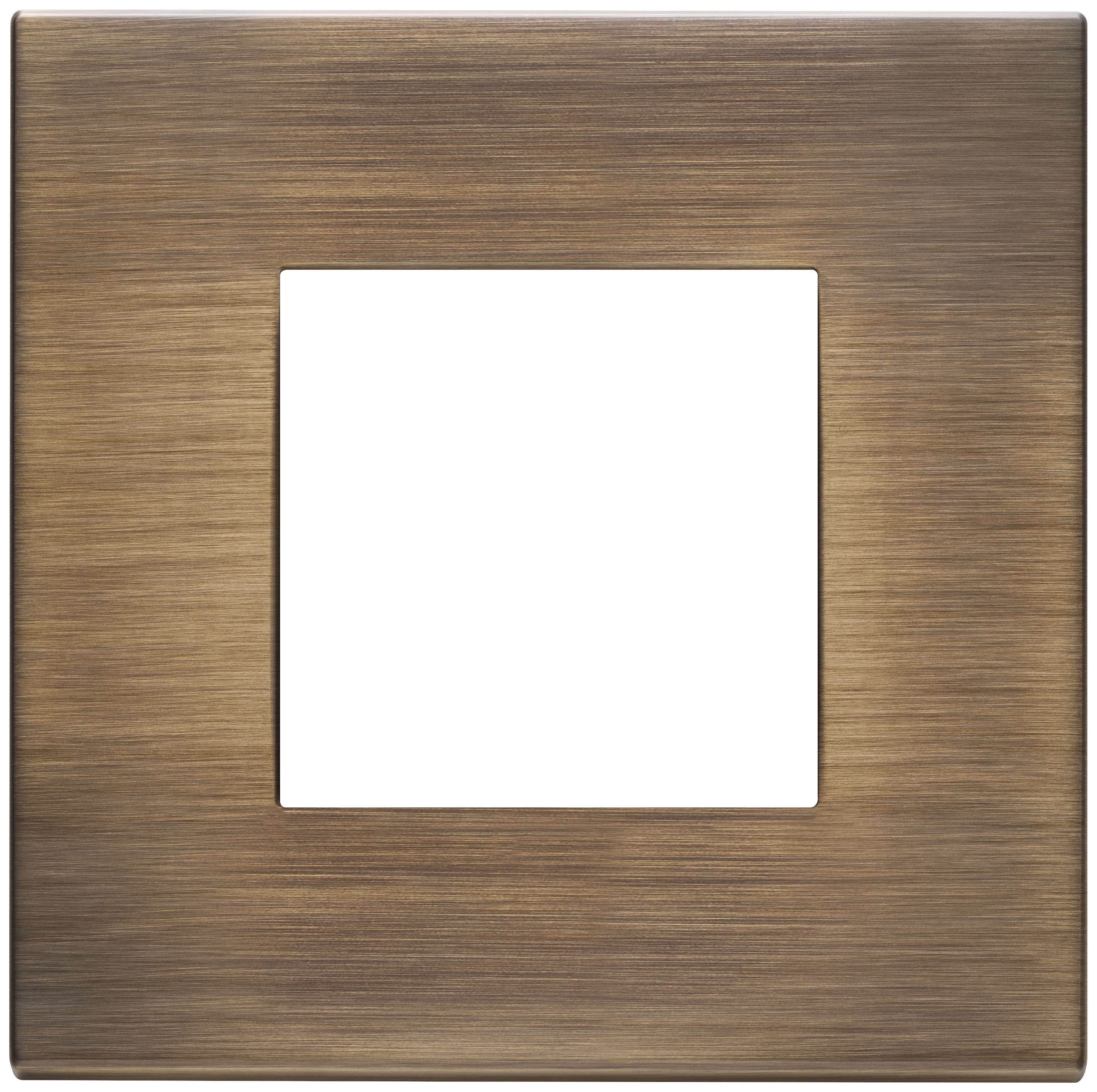VIMAR SPA - VIW22642.87 PLACCA 2M BRONZO ANTICO SPAZZOLATO