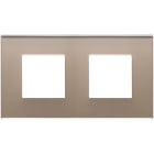 VIMAR SPA - VIW22643.77 PLACCA 4M (2+2)INT71 OPALE BRUNO