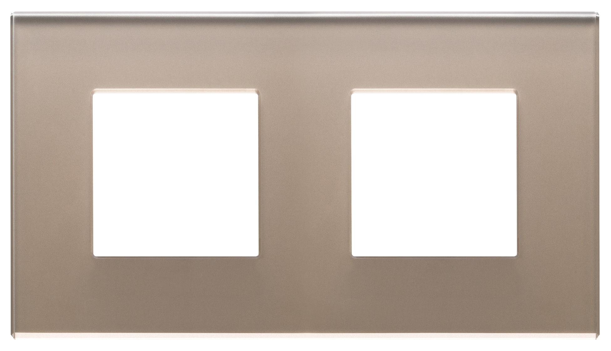 VIMAR SPA - VIW22643.77 PLACCA 4M (2+2)INT71 OPALE BRUNO