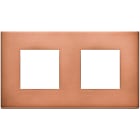 VIMAR SPA - VIW22643.86 PLACCA 4M (2+2)INT71 RAME SPAZZOLATO