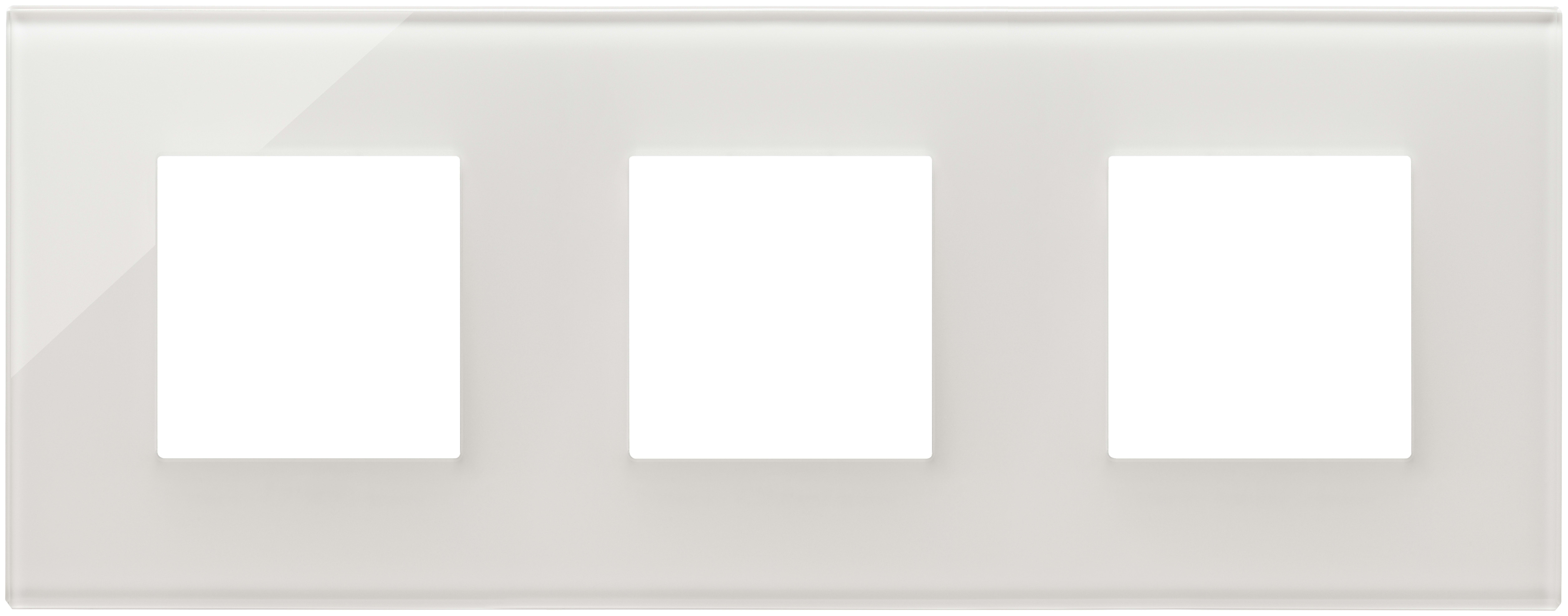 VIMAR SPA - VIW22644.71 PLACCA 6M (2+2+2) INT71 BIANCO LATTE