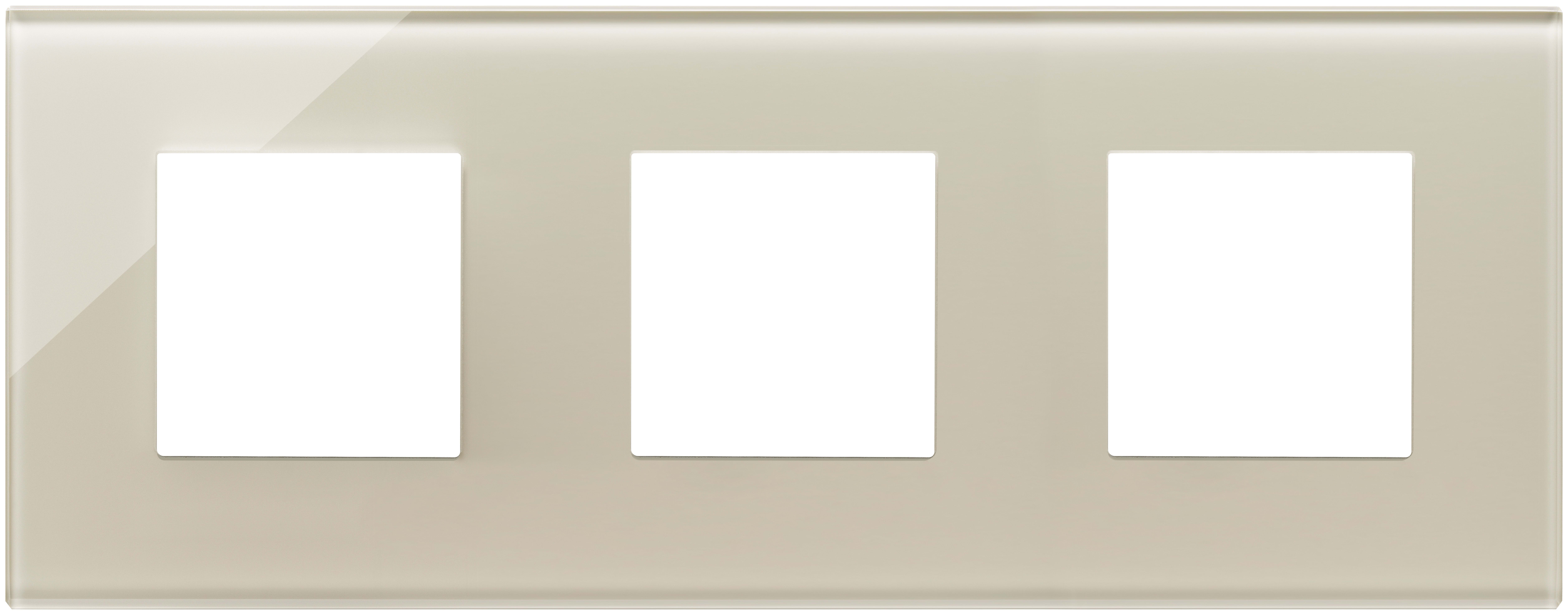 VIMAR SPA - VIW22644.72 PLACCA 6M (2+2+2) INT71 BIANCO CANAPA