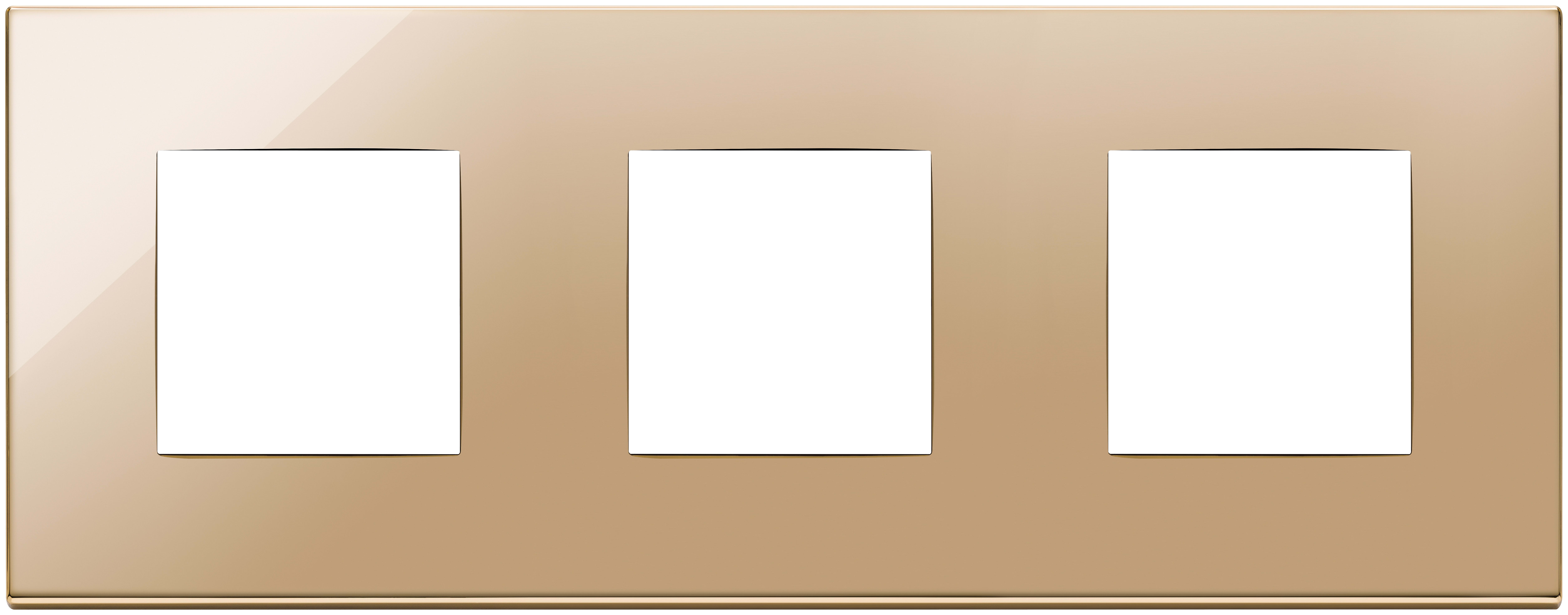 VIMAR SPA - VIW22644.82 PLACCA 6M (2+2+2)INT71 ORO