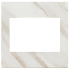 VIMAR SPA - VIW22648.51 PLACCA 3M BS BIANCO CALACATTA
