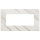 VIMAR SPA - VIW22649.51 PLACCA 5M BS BIANCO CALACATTA