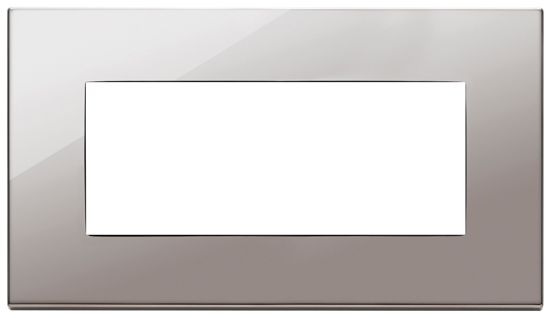 VIMAR SPA - VIW22649.83 PLACCA 5M BS CROMO NERO