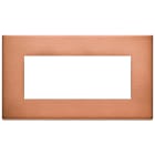 VIMAR SPA - VIW22649.86 PLACCA 5M BS RAME SPAZZOLATO