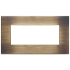 VIMAR SPA - VIW22649.87 PLACCA 5M BS BRONZO ANTICO SPAZZOLATO