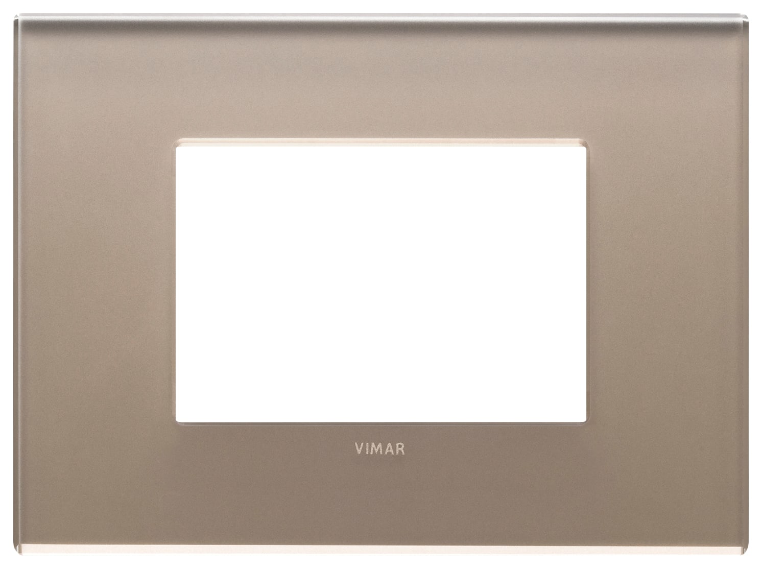 VIMAR SPA - VIW22653.77 PLACCA 3M OPALE BRUNO
