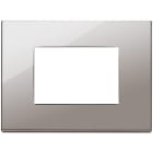 VIMAR SPA - VIW22653.83 PLACCA 3M CROMO NERO