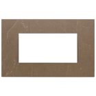 VIMAR SPA - VIW22654.52 PLACCA 4M COFFEE BROWN