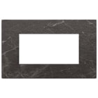 VIMAR SPA - VIW22654.53 PLACCA 4M NERO MARQUINA