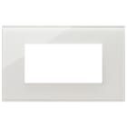 VIMAR SPA - VIW22654.71 Placca 4M bianco latte