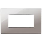VIMAR SPA - VIW22654.83 PLACCA 4M CROMO NERO