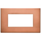 VIMAR SPA - VIW22654.86 PLACCA 4M RAME SPAZZOLATO