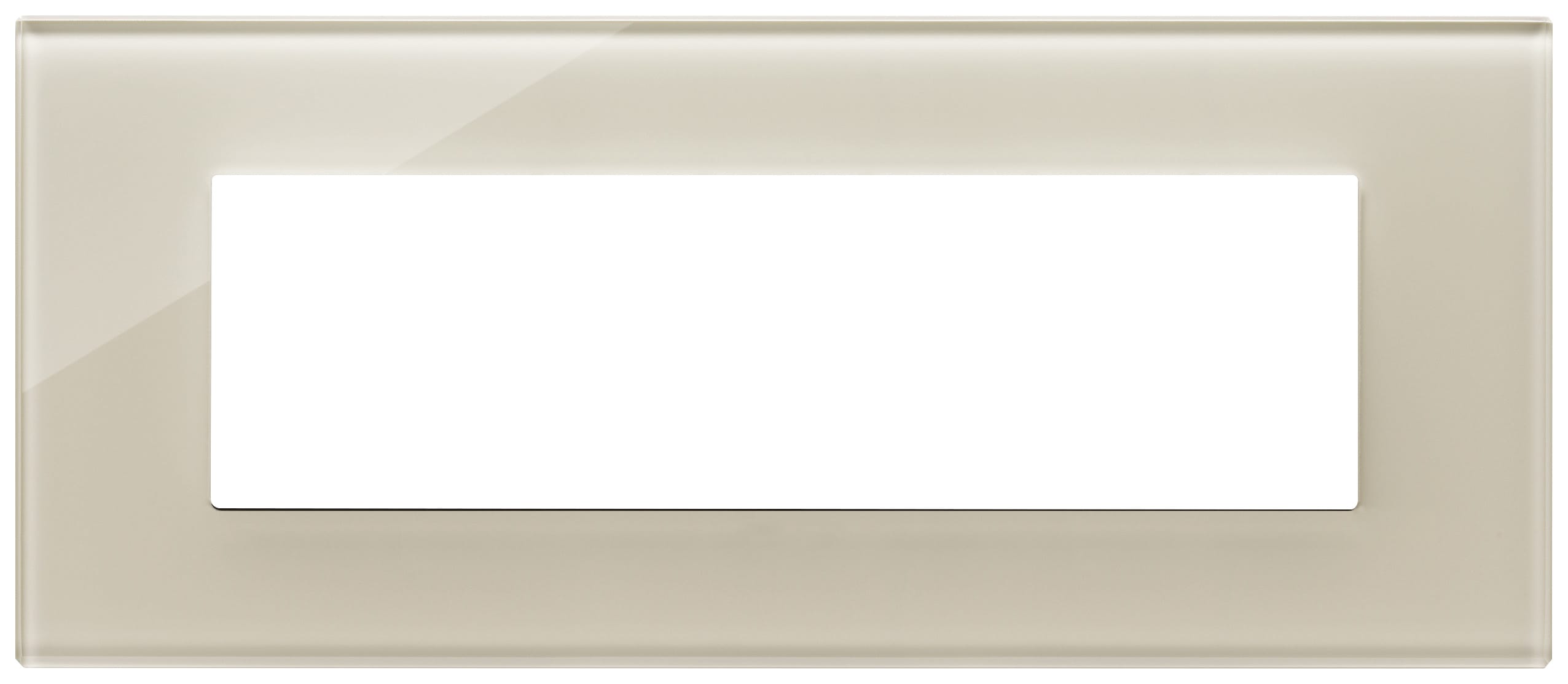 VIMAR SPA - VIW22657.72 Placca 7M bianco canapa