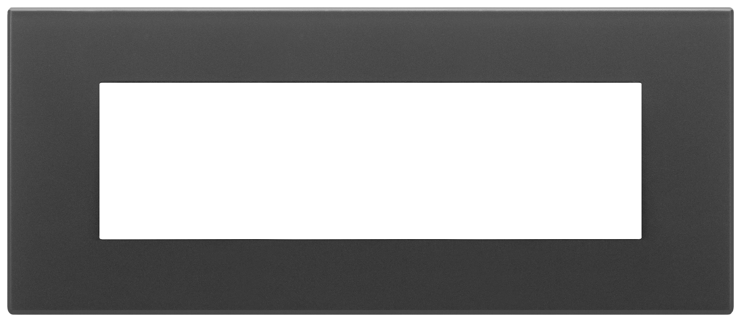 VIMAR SPA - VIW22657.73 PLACCA 7M NERO SATINATO