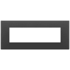 VIMAR SPA - VIW22657.73 PLACCA 7M NERO SATINATO