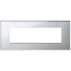 VIMAR SPA - VIW22657.75 Placca 7M argento ghiaccio