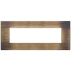 VIMAR SPA - VIW22657.87 PLACCA 7M BRONZO ANTICO SPAZZOLATO