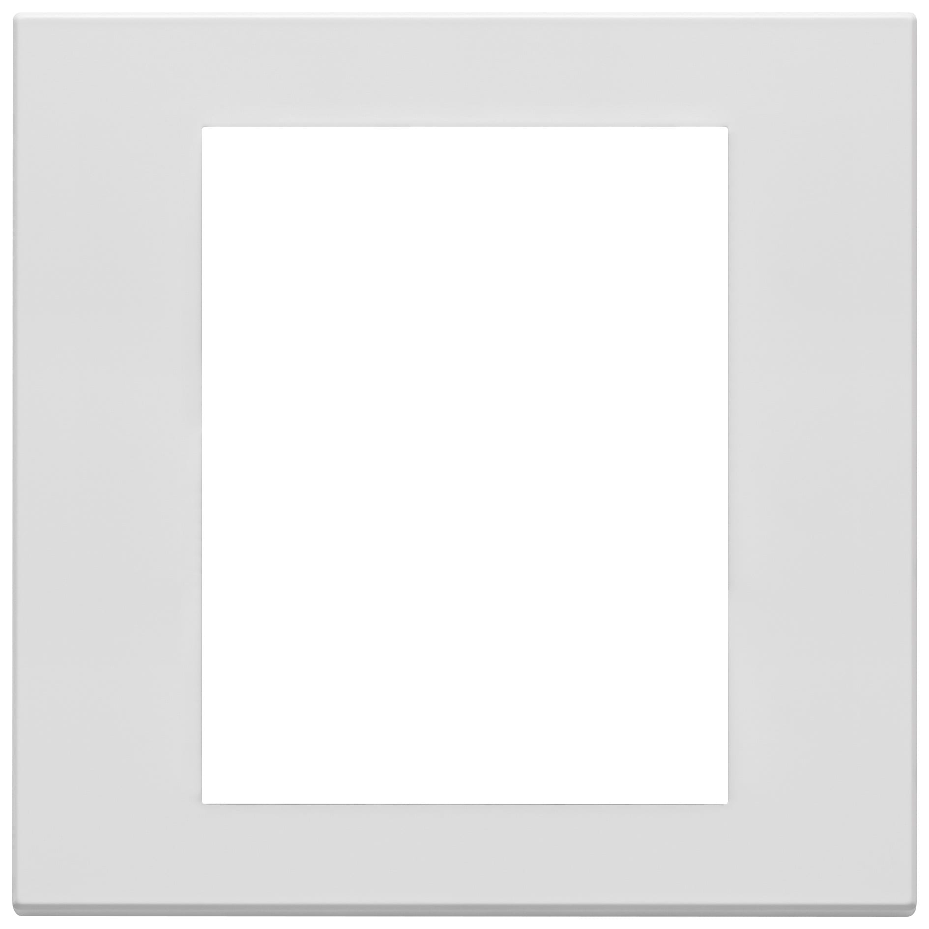 VIMAR SPA - VIW22668.01 PLACCA 8M BIANCO MATT