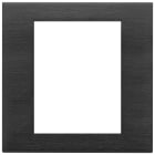 VIMAR SPA - VIW22668.13 Placca 8M nero spazzolato