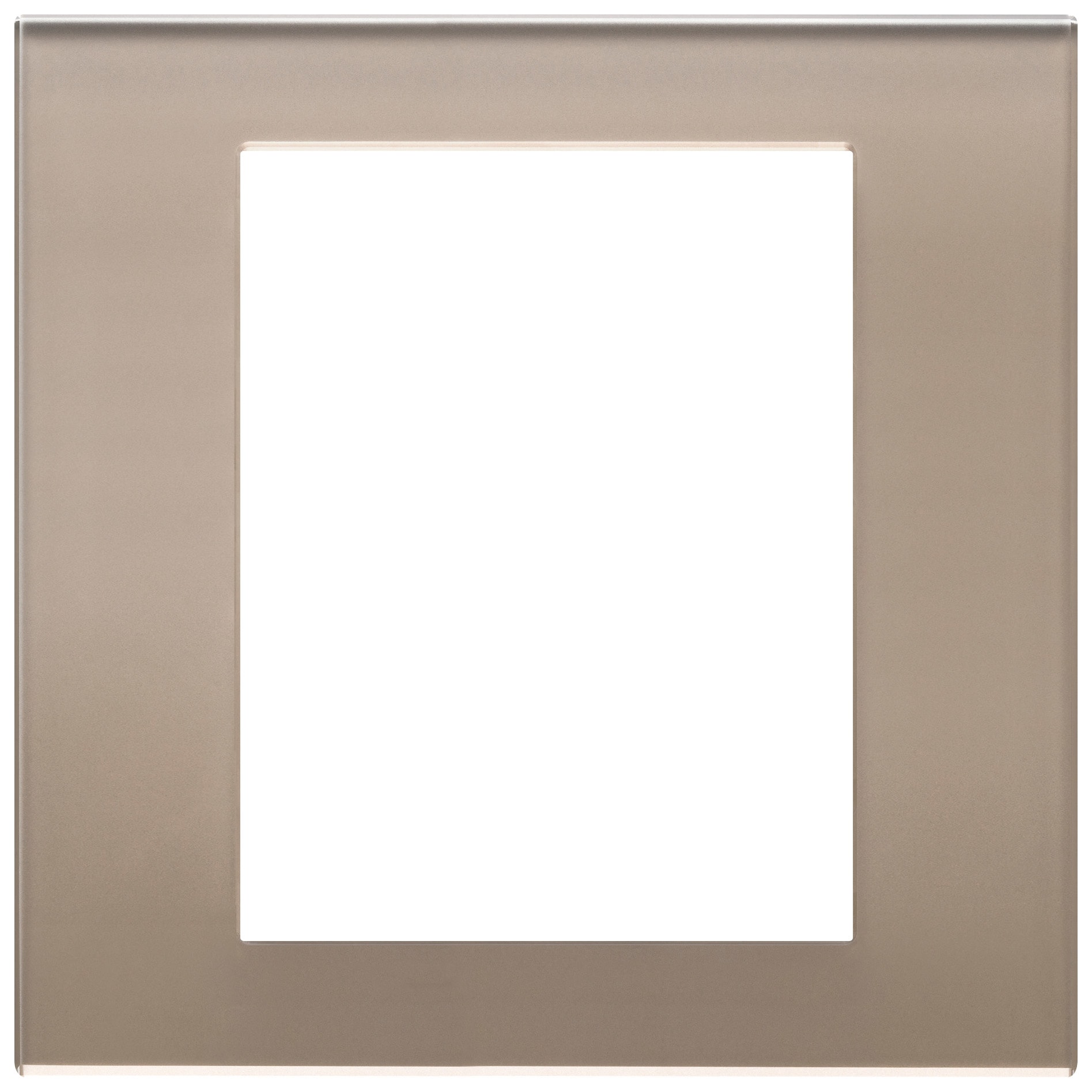 VIMAR SPA - VIW22668.77 PLACCA 8M OPALE BRUNO