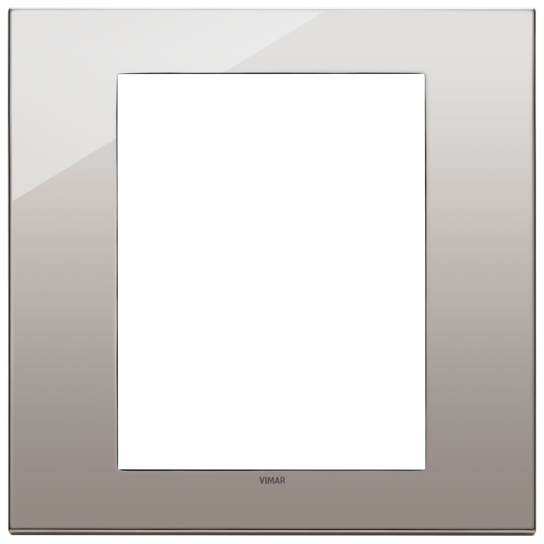 VIMAR SPA - VIW22668.83 PLACCA 8M CROMO NERO