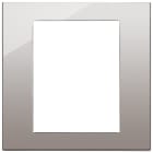 VIMAR SPA - VIW22668.83 PLACCA 8M CROMO NERO