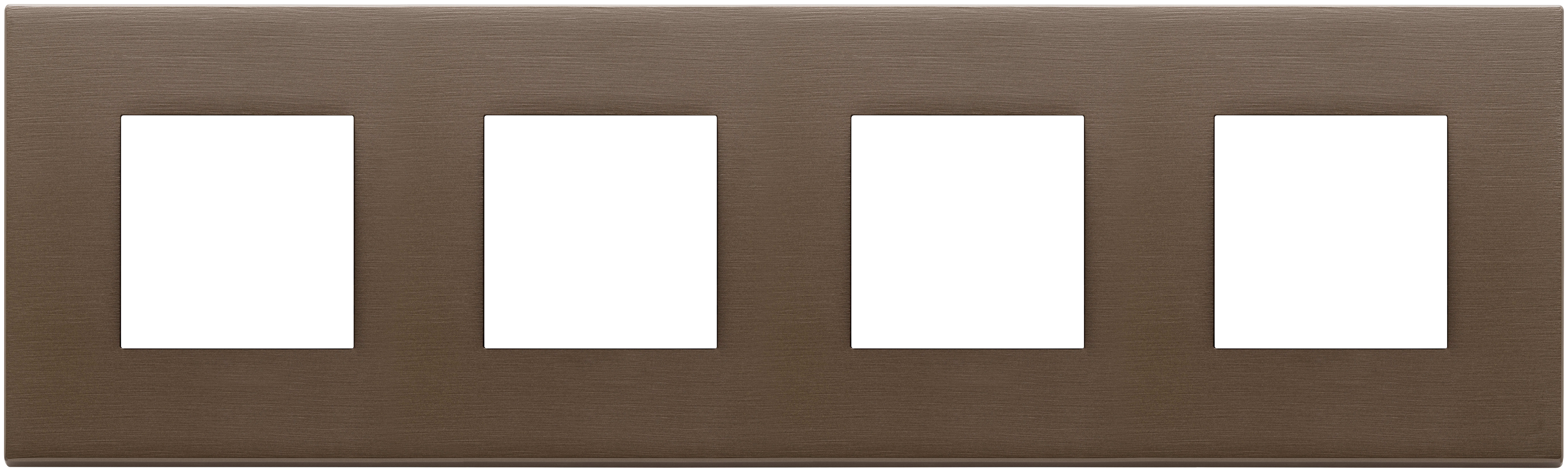 VIMAR SPA - VIW22669.12 PLACCA 8M (2+2+2+2)INT71 BRONZO SC. SPAZ