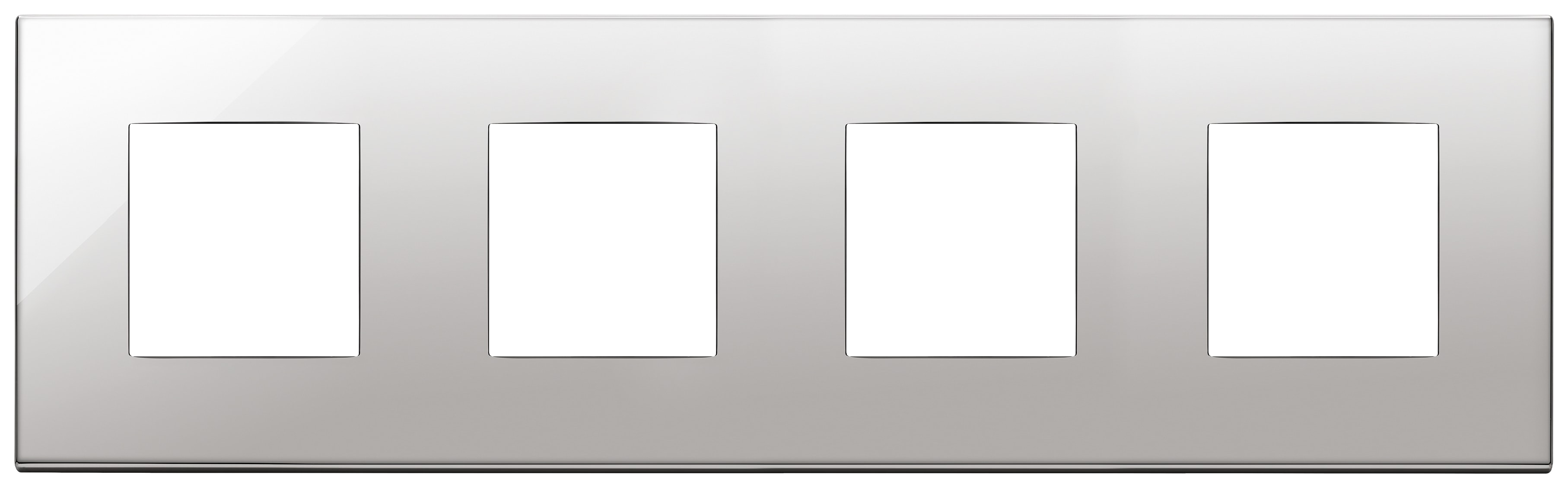 VIMAR SPA - VIW22669.81 Placca 8M (2+2+2+2)int71 nichel