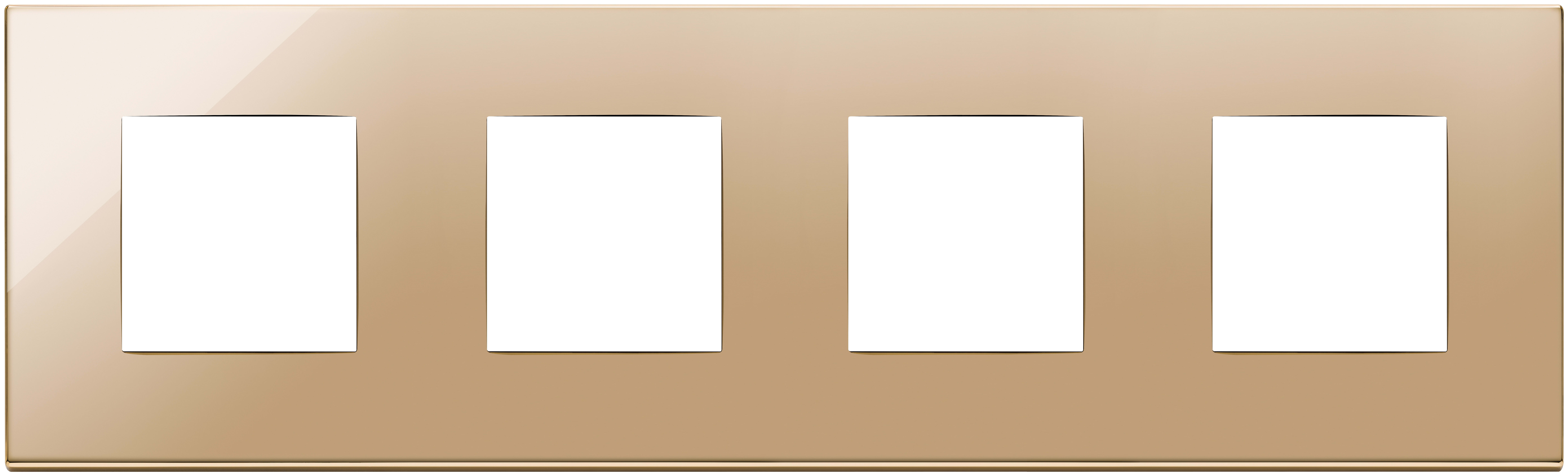 VIMAR SPA - VIW22669.82 PLACCA 8M (2+2+2+2)INT71 ORO